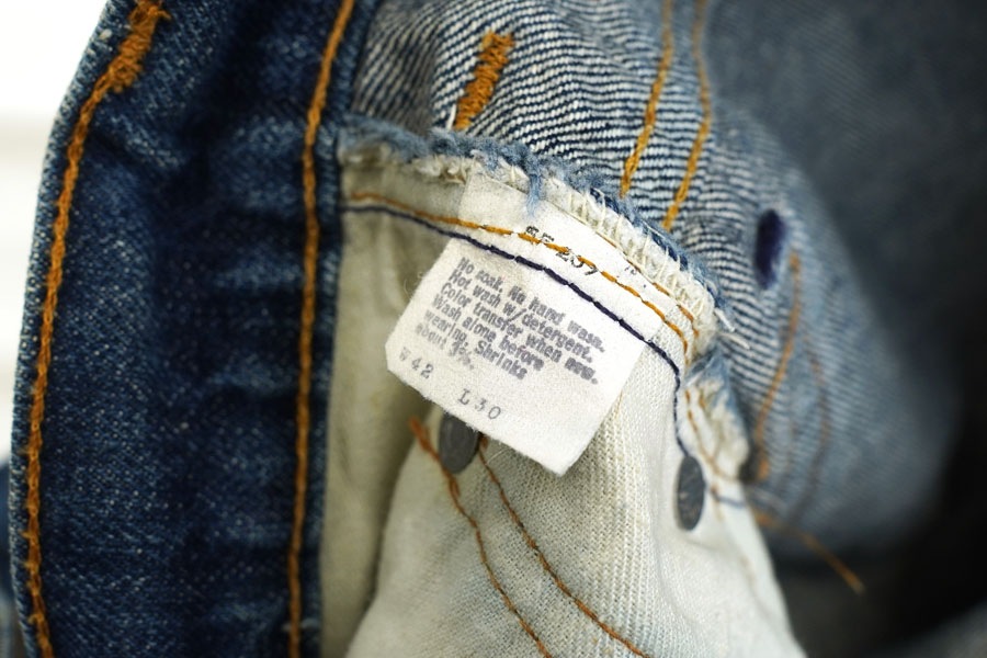 70's Levi's 517 シングル デニムパンツ 濃青 表記(42x30)