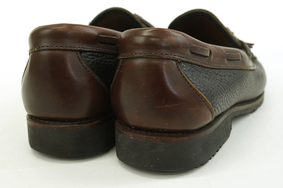 Allen Edmonds Nashua ブラック レザー タッセルモカシン USA製 Allen Edmonds Nashua タッセルローファー 表記(7 1/2) | NEW
