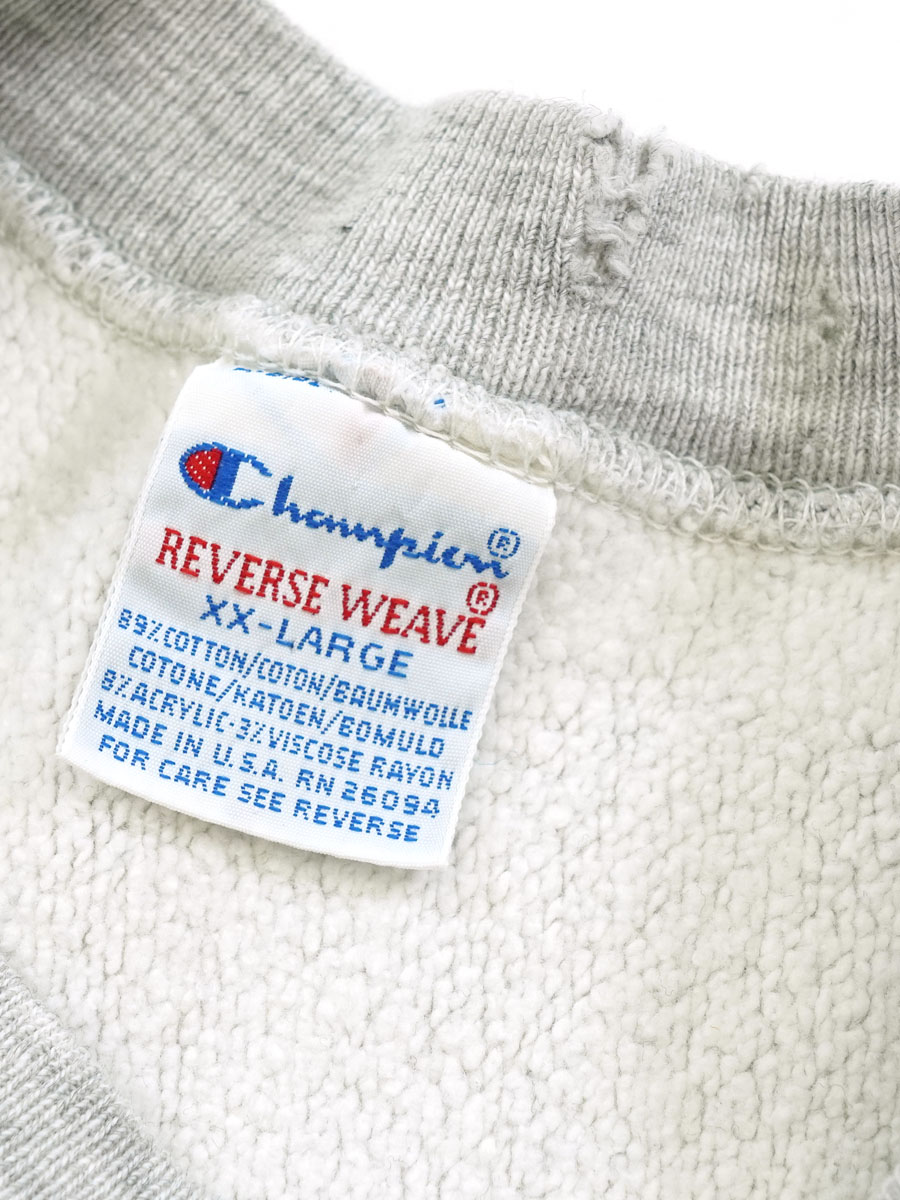 90's 刺繍タグ チャンピオンRW ''SDSU'' グレー 表記(XXL) USA製