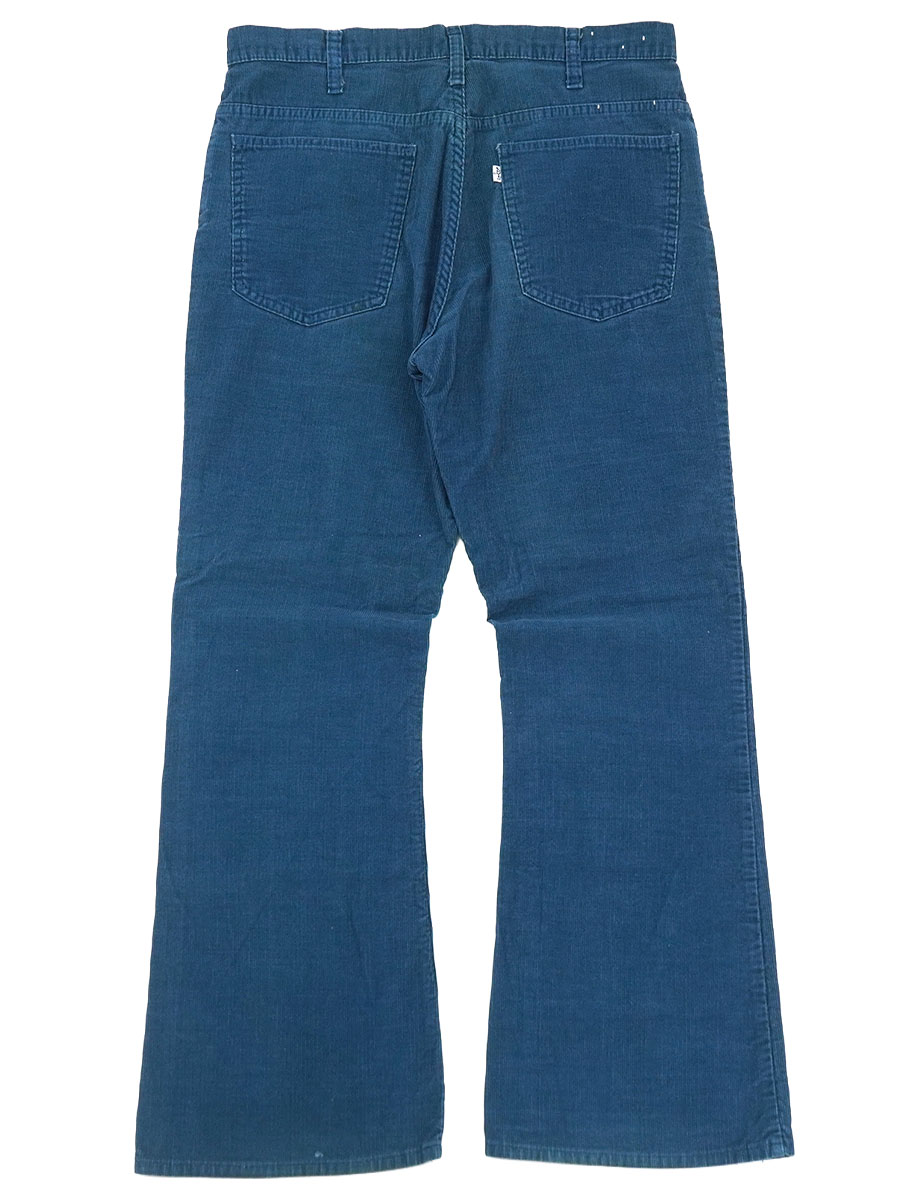 70's LEVI'S 646 コーデュロイパンツ スモークネイビー 表記(W36 L30