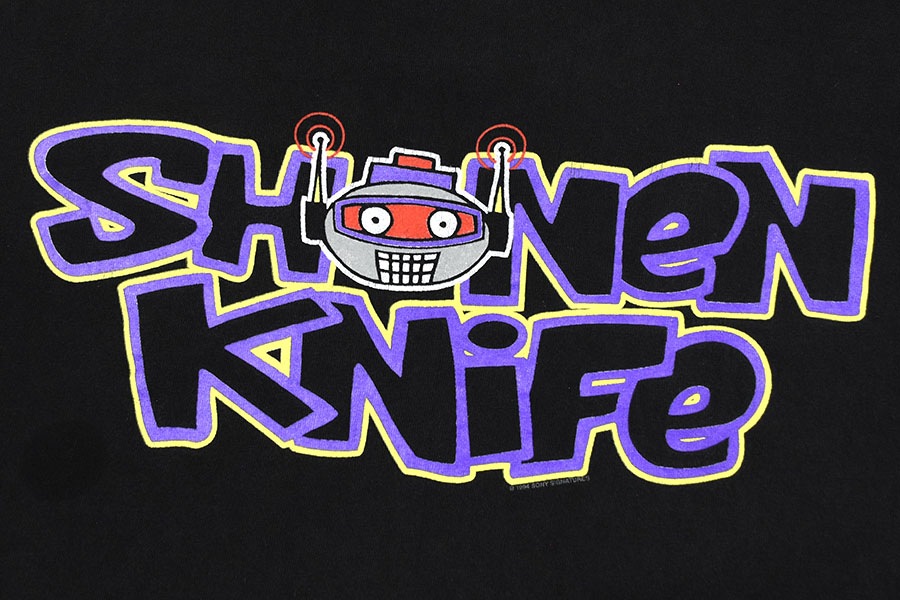 90's All Sport 少年ナイフ ''SHONeN KNiFe'' 両面プリント T