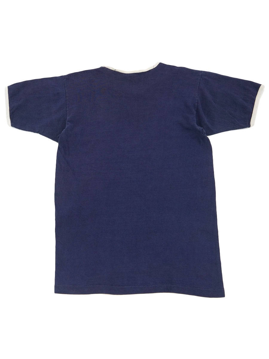 60'S CHAMPION ''MICHIGAN'' RINGER T SHIRT NAVY (APPROX.LARGE)