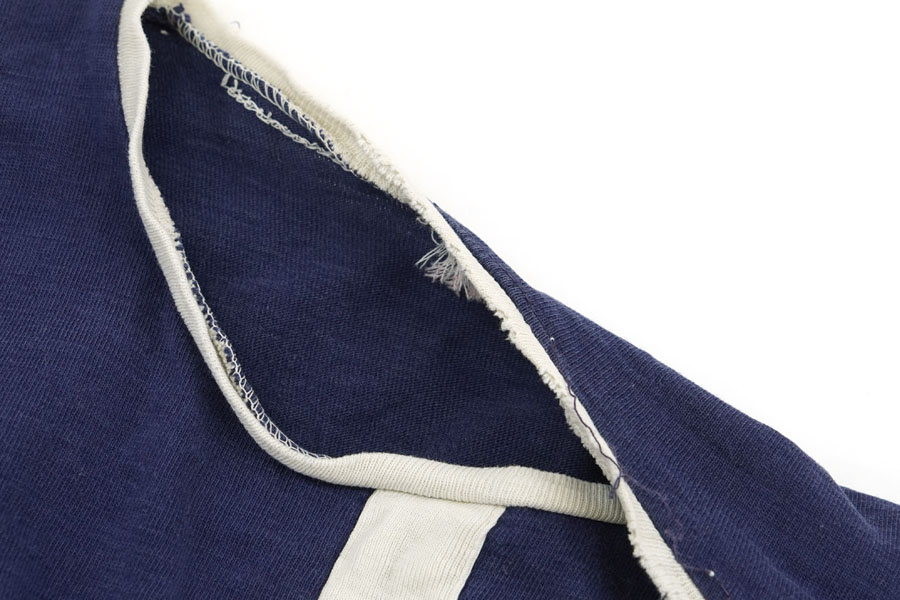 60'S CHAMPION ''MICHIGAN'' RINGER T SHIRT NAVY (APPROX.LARGE)