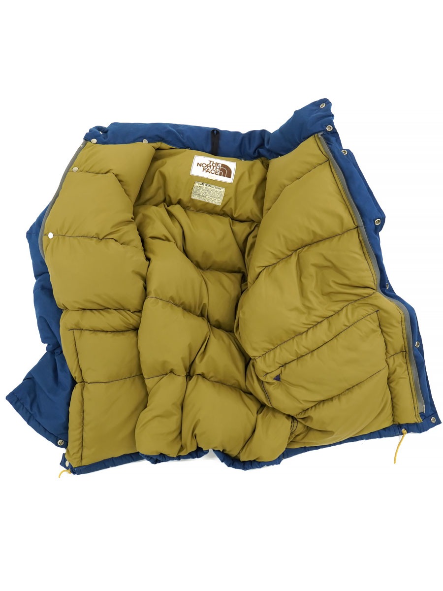 THE NORTH FACE ネイビー 茶タグ Lサイズ 70's 茶タグ ノースフェイス ダウンJKT ネイビーブルー 表記(L) | NEW