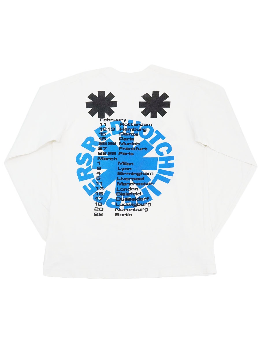 90's レッチリ 両面袖プリント Tシャツ USA デッド 未使用 XL 90's ''RED HOT CHILI PEPPERS'' 両面プリント ロングスリーブTシャツ