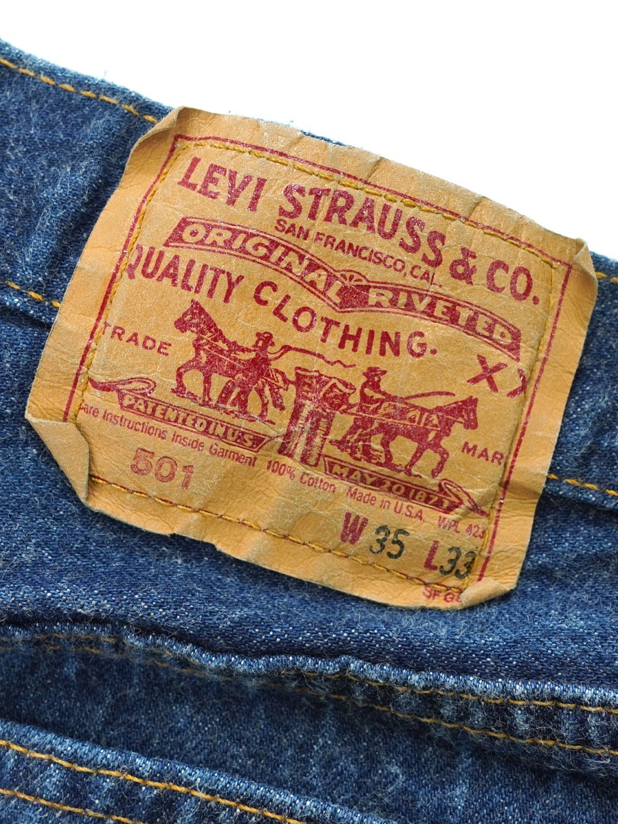90's Levi's 501 デニムパンツ 濃青 表記(35x33) USA製 | すべての商品