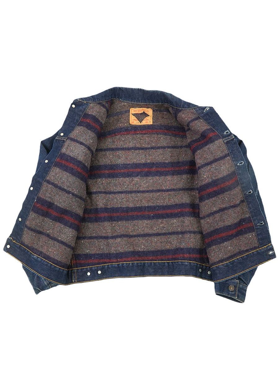 60's Levi's 559XX BIG-E ブランケット デニムジャケット 濃紺
