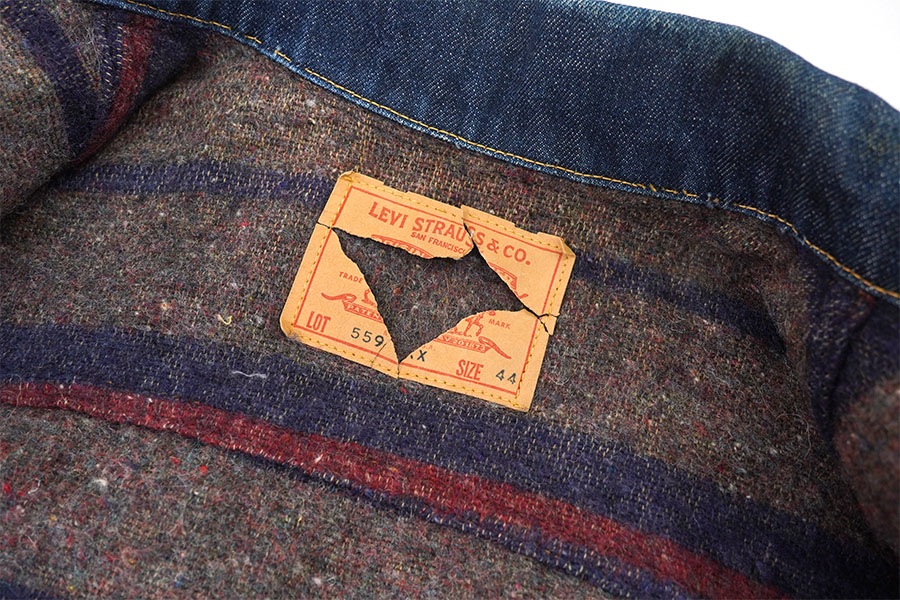 超話題新作 Levi's 60's 559XX 濃紺 デニムジャケット ブランケット BIG-E ジャケット・アウター