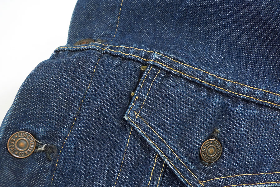 60's Levi's 559XX BIG-E ブランケット デニムジャケット 濃紺 表記(44