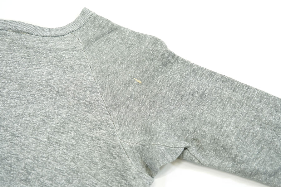 60s ビックサイズ　スウェット　グレー　ラグラン　ヴィンテージ　針抜き　リブ 60's Sears 針抜きリブ ラグランスウェット 霜降りグレー 実寸(M