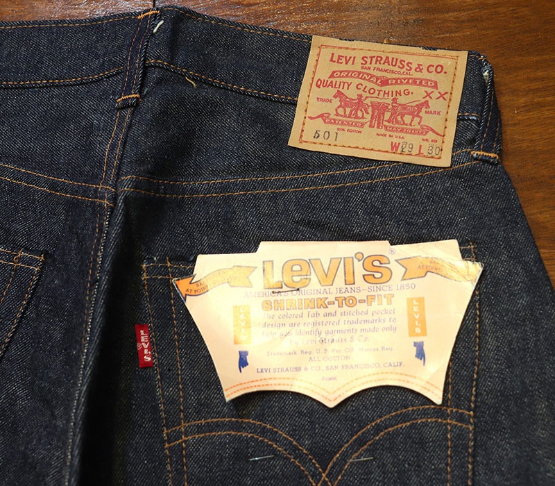 1960s DEAD STOCK , LEVIS 501E , Size W29 L30 | NEW ITEM