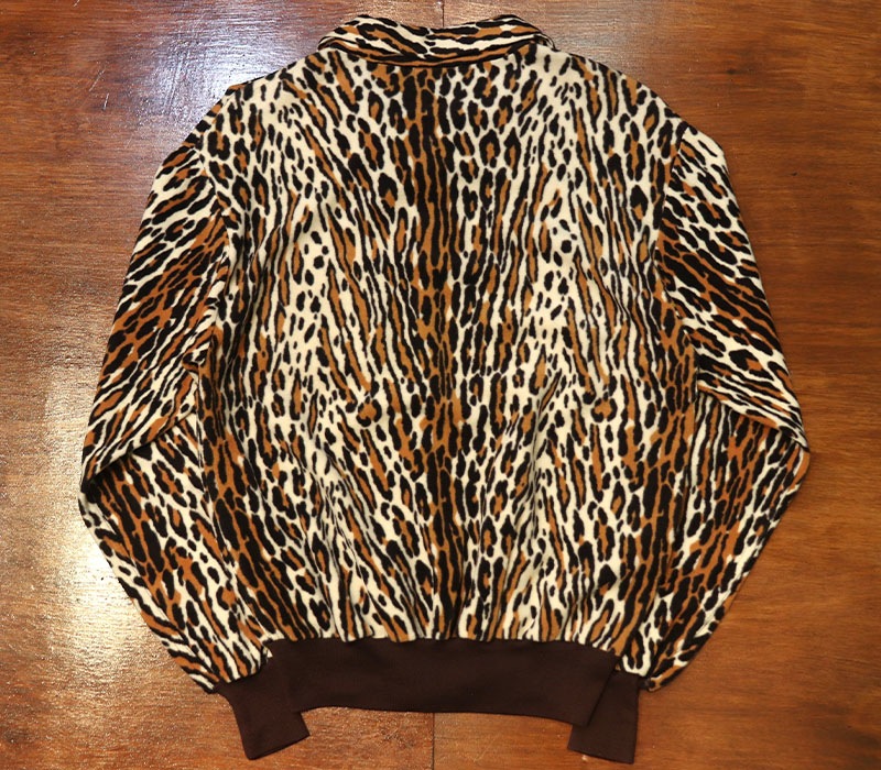 1950s DEAD STOCK , Leifer , LEOPARD , Size L
