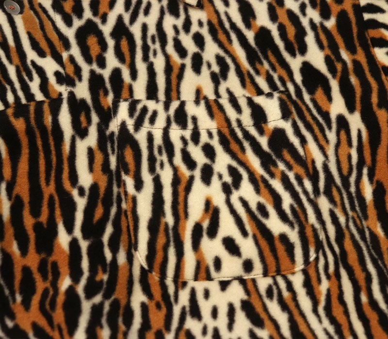 1950s DEAD STOCK , Leifer , LEOPARD , Size L