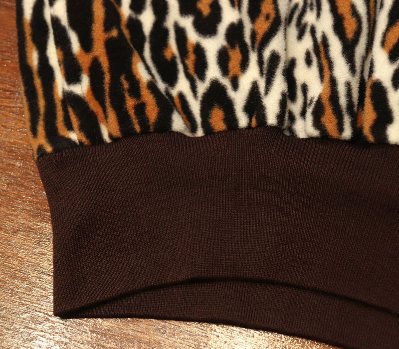 1950s DEAD STOCK , Leifer , LEOPARD , Size L