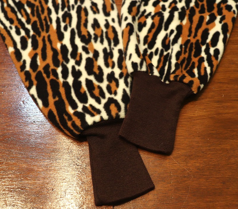 1950s DEAD STOCK , Leifer , LEOPARD , Size L
