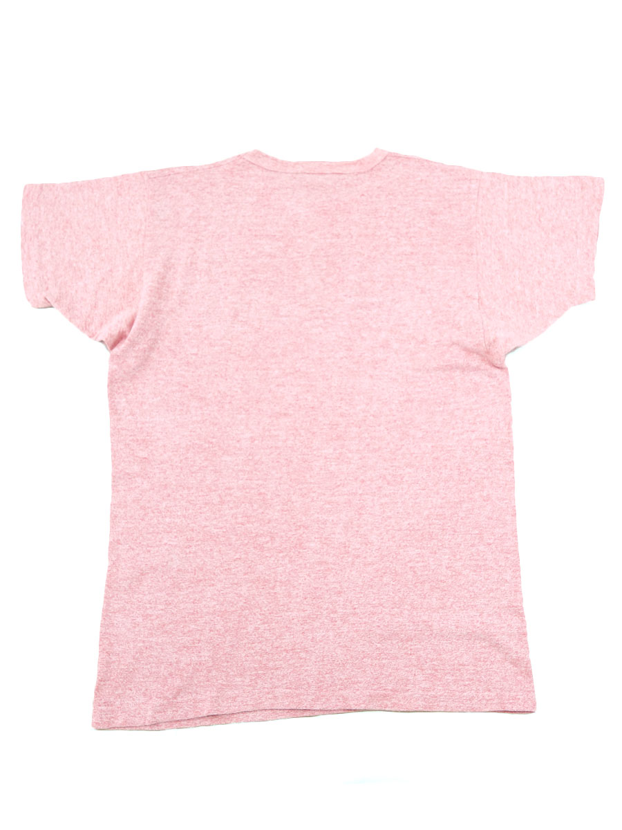 60' ランタグ チャンピオン 赤霜降り ''CORNELL'' 染み込み Tシャツ 表記(M)