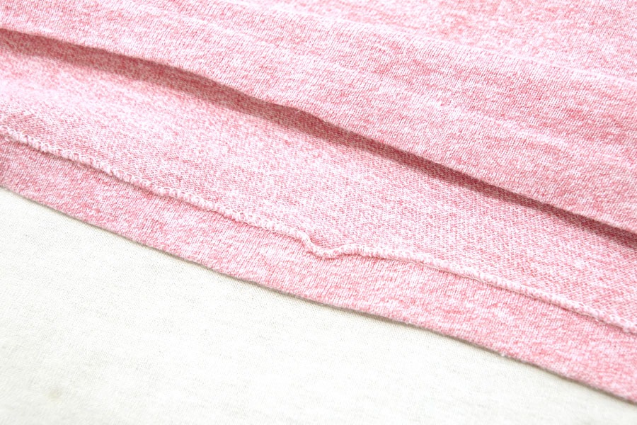 60' ランタグ チャンピオン 赤霜降り ''CORNELL'' 染み込み Tシャツ 表記(M)