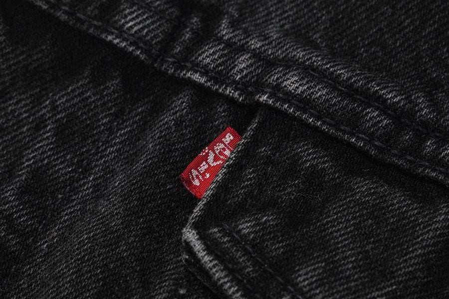 90's Levi's 70507 ブラックデニムジャケット 4ポケット 表記(M