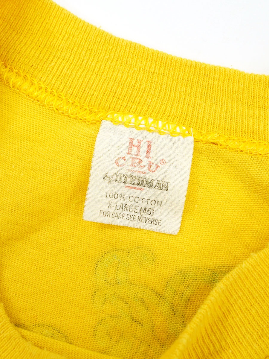70's HI CRU by STEDMAN ''SURF magazine'' 両面プリント ポケットT