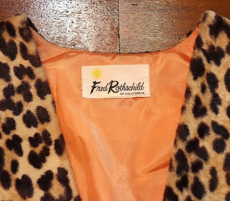 1960s LEOPARD VEST , Size LADY'S | FAKEα | | BerBerJin WebStore