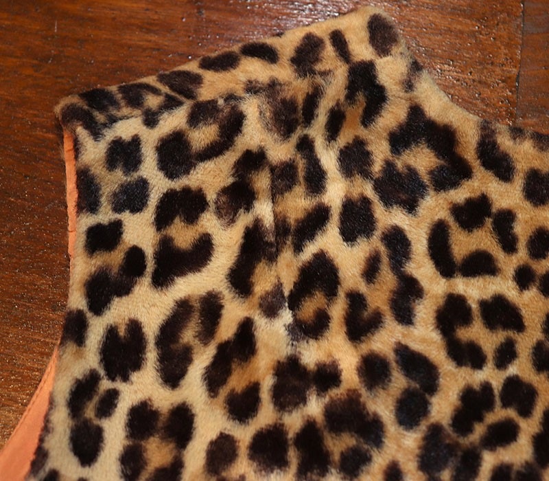 1960s LEOPARD VEST , Size LADY'S