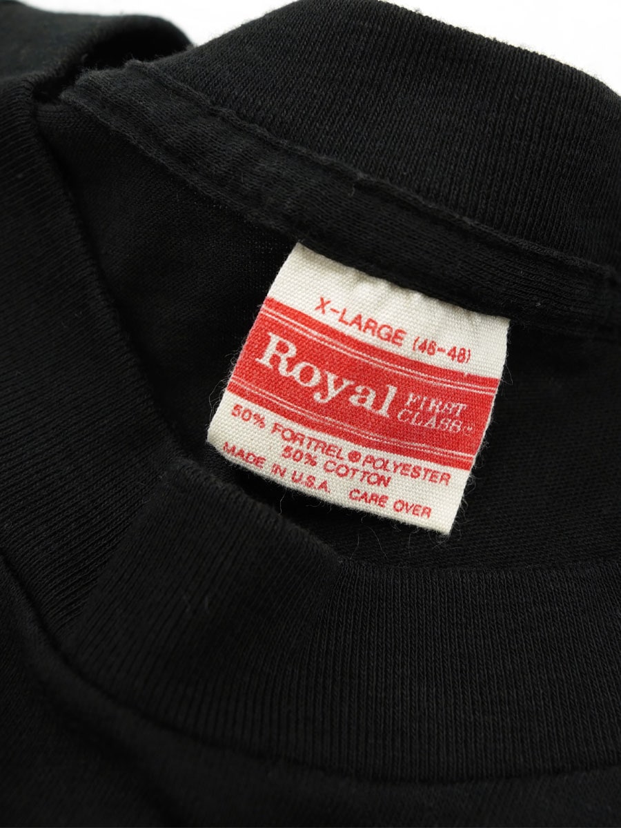 80's Royal ''AC/DC WOURLD TOUR 88'' 両面プリント Tシャツ 表記(XL