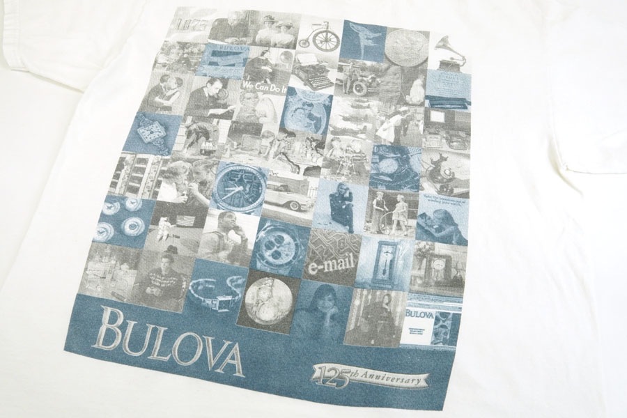 90's Hanes ''BULOVA 125th Annivarsary'' Tシャツ 表記(XL)