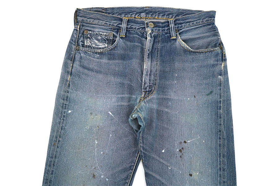 50'S LEVI'S 501ZXX LEATHER PATCH (APPROX.W33 L31)