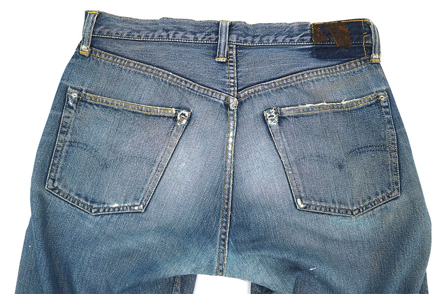 50'S LEVI'S 501ZXX LEATHER PATCH (APPROX.W33 L31)