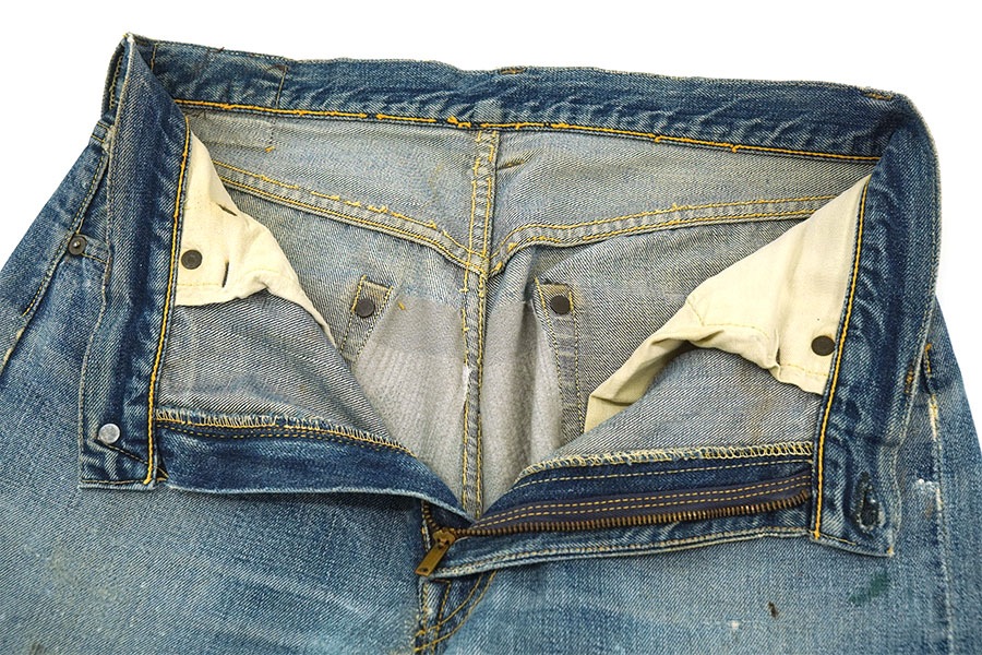 50'S LEVI'S 501ZXX LEATHER PATCH (APPROX.W33 L31)