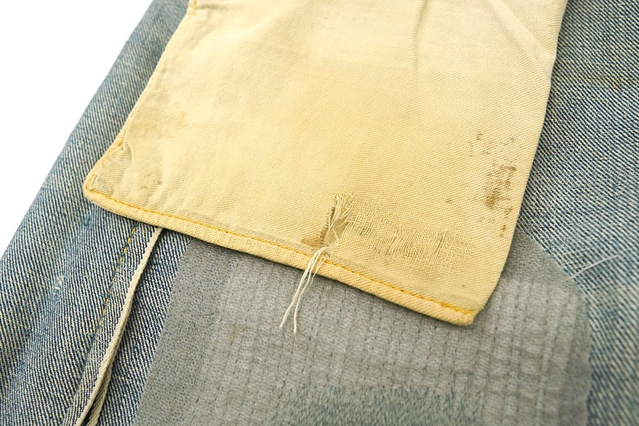 50'S LEVI'S 501ZXX LEATHER PATCH (APPROX.W33 L31)