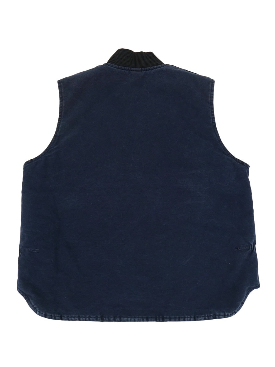 00's カーハート ダックベスト NAVY 表記(XL-REG) USA製 | すべての