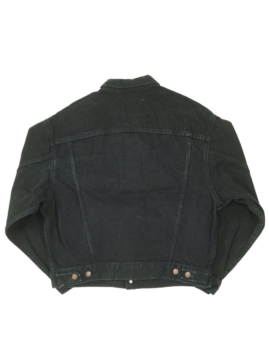 90's LEVI'S 70598 4ポケ ブラックデニムジャケット 表記(M