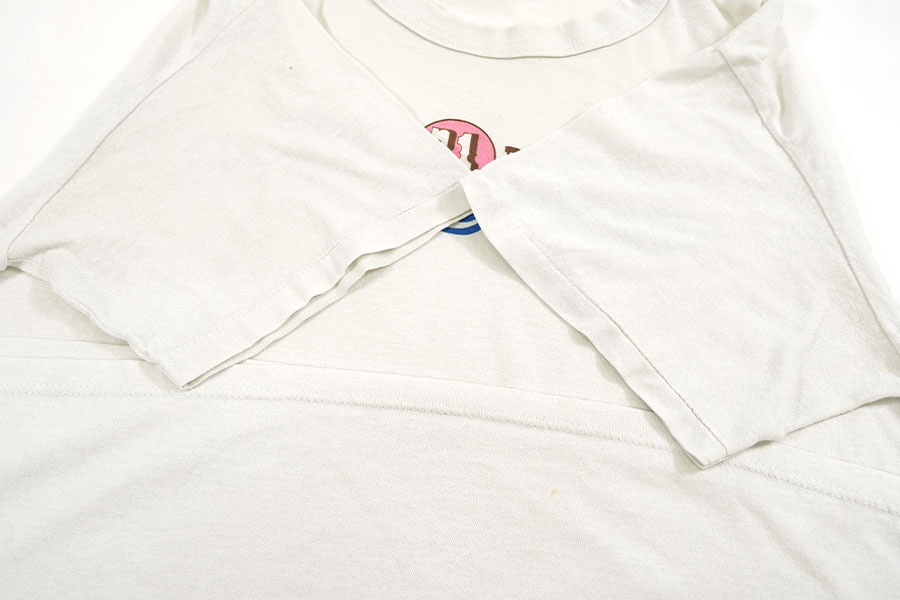 80's トリコタグ ''BASKIN ROBBINS'' 染み込みプリント Tシャツ