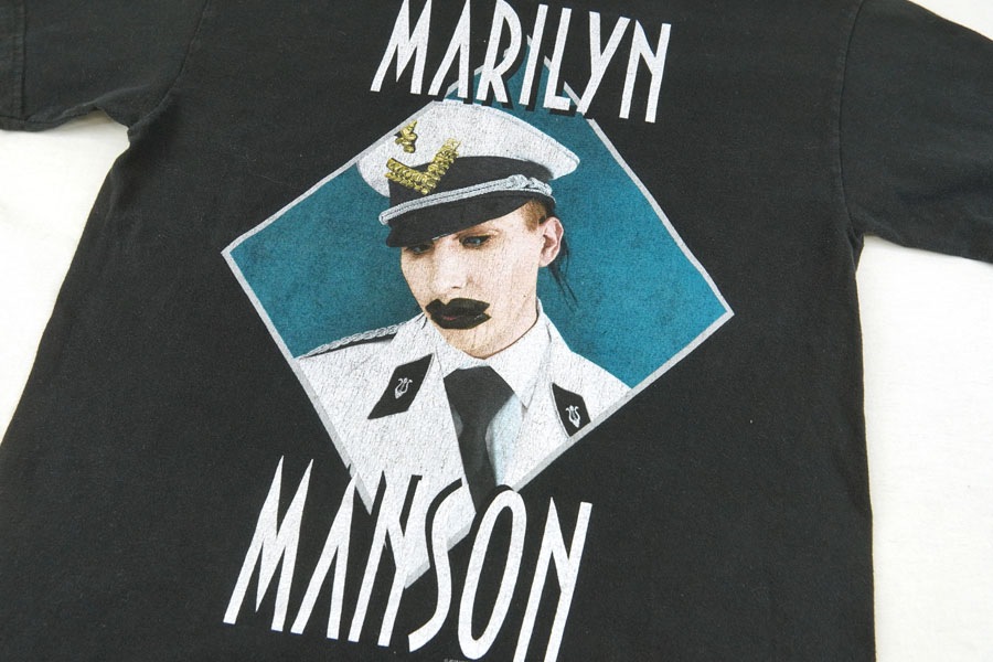 00's M&O MARILYN MANSON ''GROTESK BURLESK'' 両面プリントT