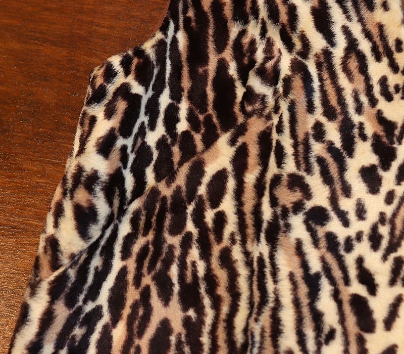1960s LEOPARD VEST , Size LADY'S