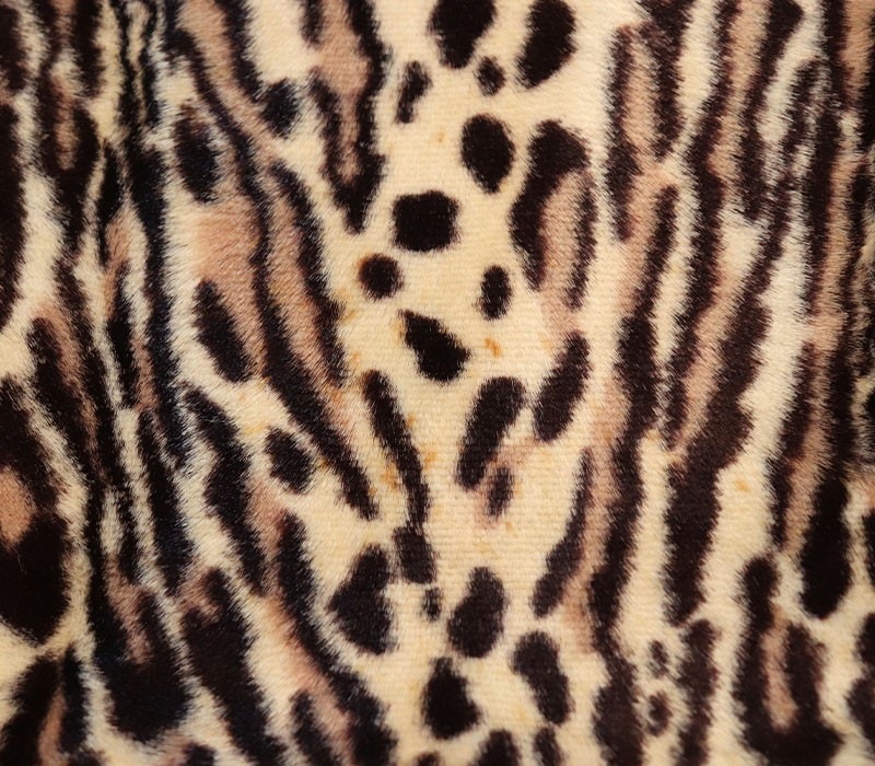 1960s LEOPARD VEST , Size LADY'S