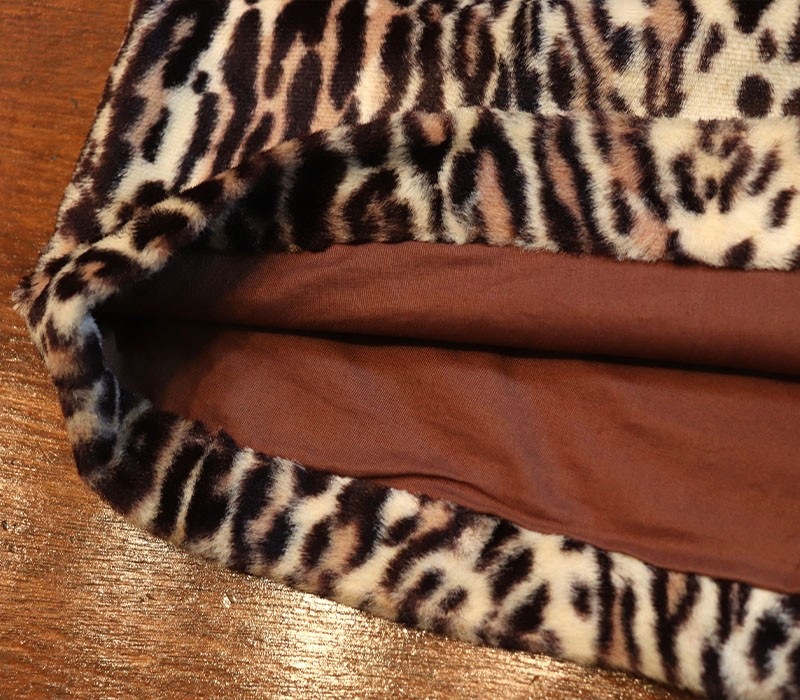 1960s LEOPARD VEST , Size LADY'S