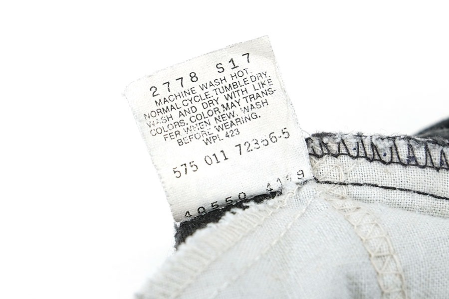 90's Levi's 550 ブラックデニムパンツ 黒タブ 表記(W33 L32) USA製