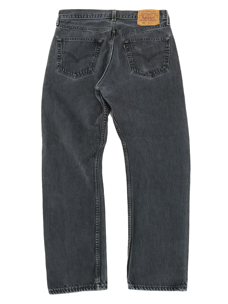 90's Levi's 501 ブラック デニムパンツ 表記(33x30) USA製 | すべての