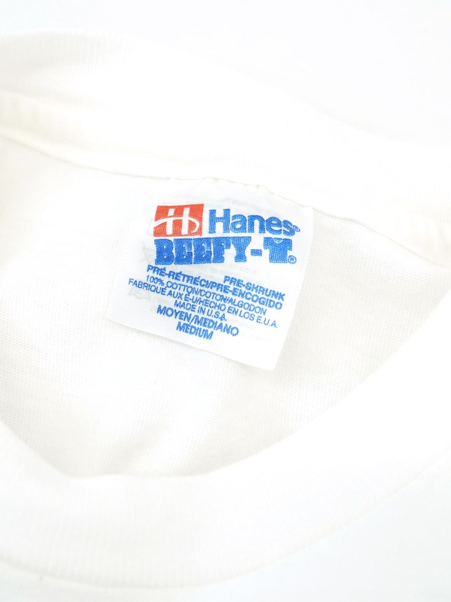 90'S HANES ''THE ONE THING I DESIRE IS DELIGHTING IN GOD'S INCOMPARABLE PERFECTIONS AND BEAUTY.'' T SHIRT (SIZE.MEDIUM)