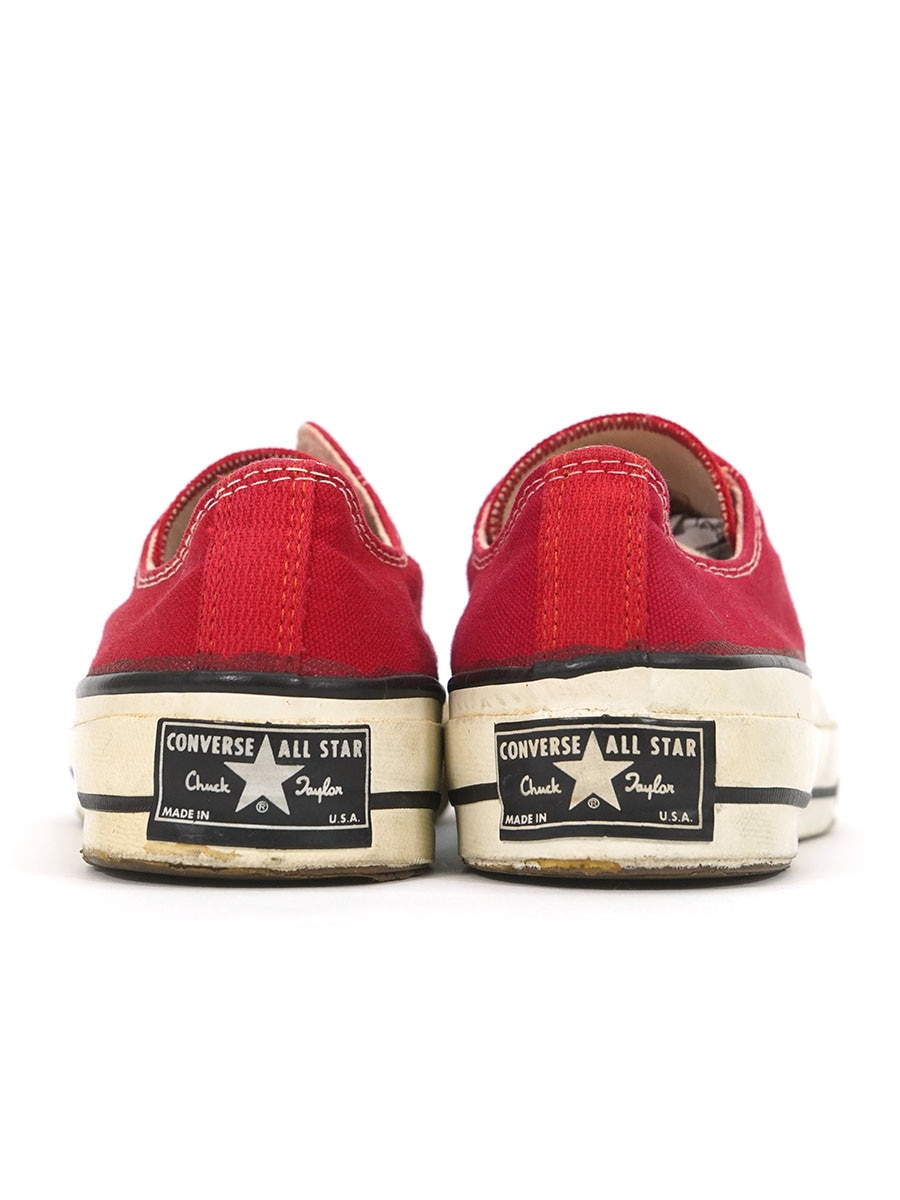 70's コンバース 1つ星 チャックテイラーLO レッド 表記(7) USA製