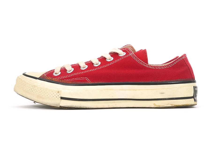 70's コンバース 1つ星 チャックテイラーLO レッド 表記(7) USA製