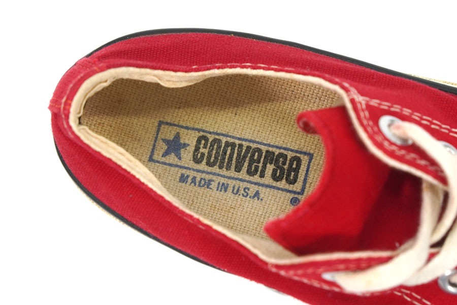 70's コンバース 1つ星 チャックテイラーLO レッド 表記(7) USA製