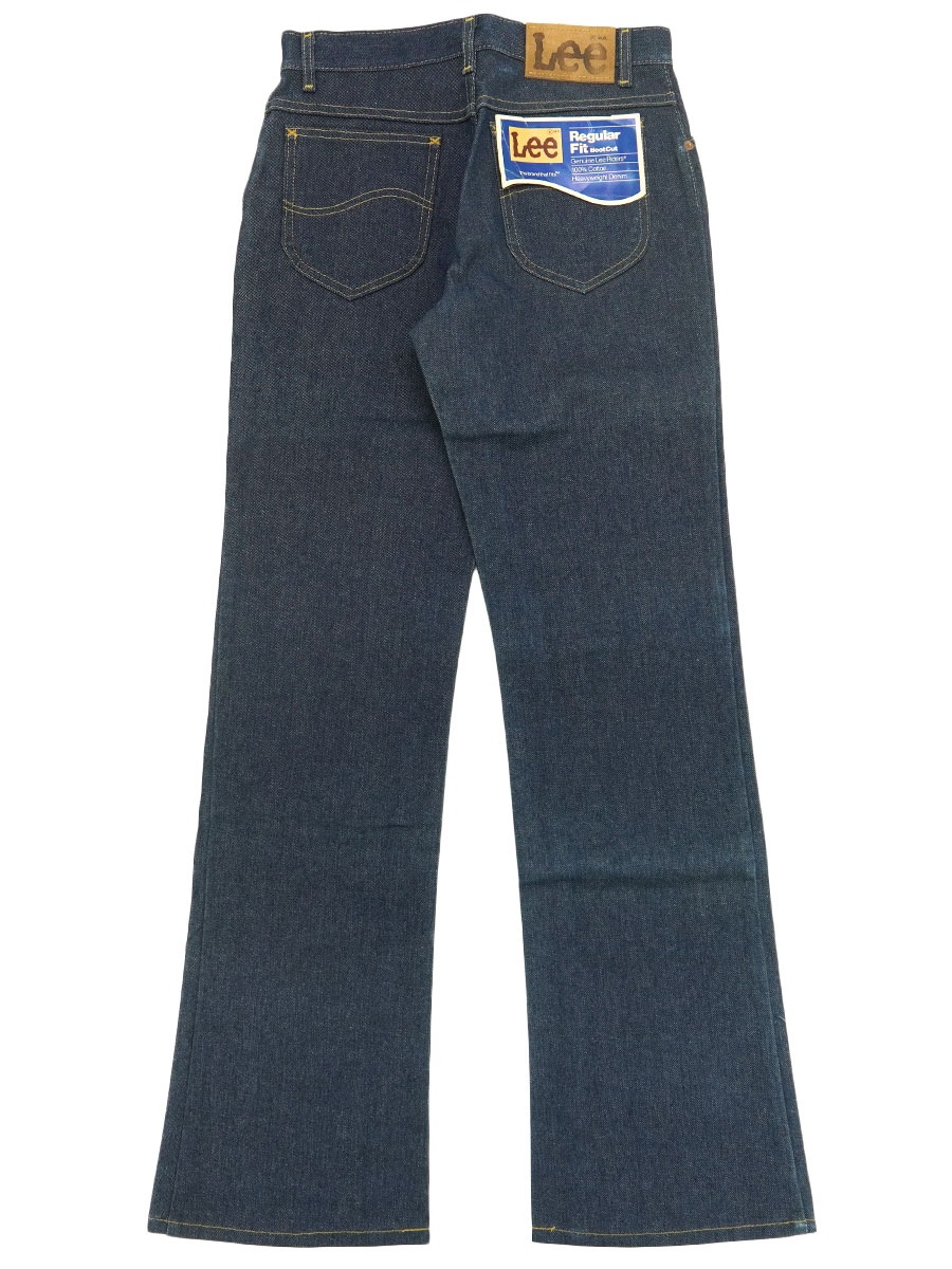 80's Lee 202 Regular Fit/Boots Cut ブーツカットデニムパンツ 濃紺 表記(29x32) DEAD