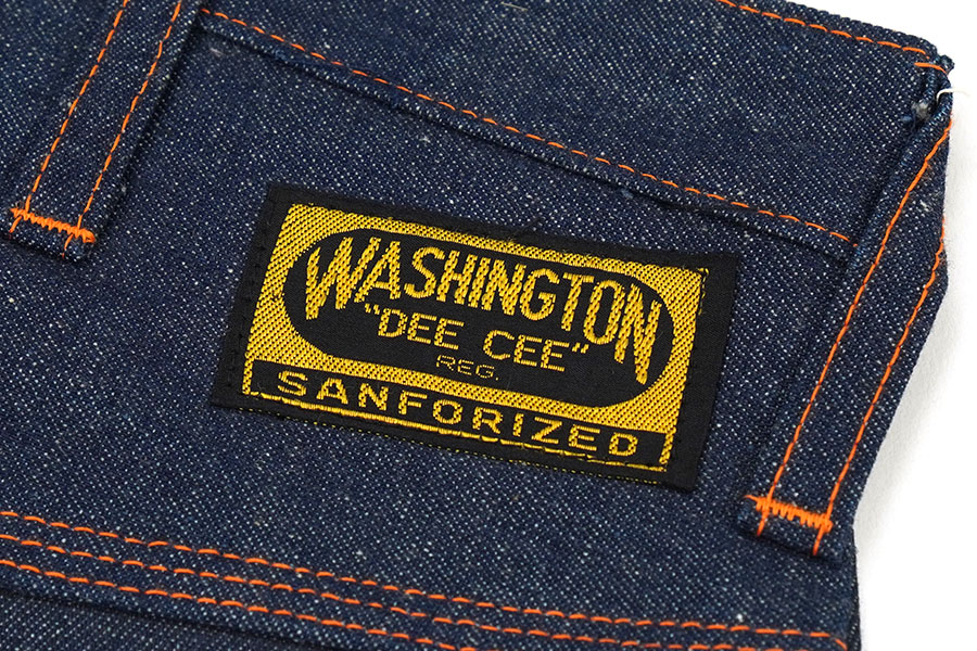 60s WASHINGTON DEE CEE ペインターパンツ デニム 60's DEE CEE デニムペインターパンツ オレンジステッチ 濃紺