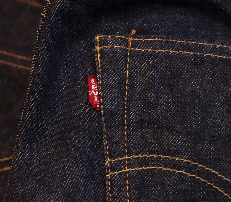 1950s LEVIS 504ZXX LEATHER , 1Wash , Size 28 X 34