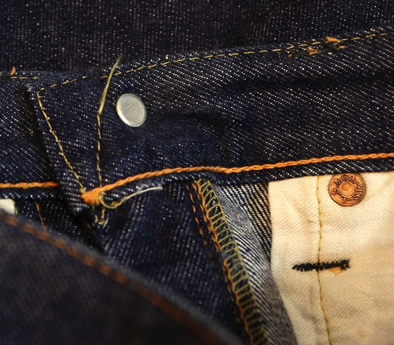1950s LEVIS 504ZXX LEATHER , 1Wash , Size 28 X 34