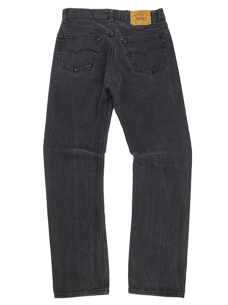 [90s] Levi's 501 ブラック デニムusa製 W33 L32 90's LEVI'S 501 ブラック デニムパンツ 表記(W32 L32) USA製 | すべて