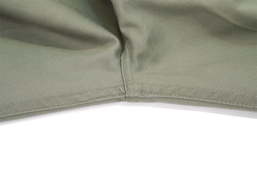 70'S LEVI'S STA-PREST BIG-E COTTON TWILL PANTS MOSS GREY (APPROX.W28 L28.5)